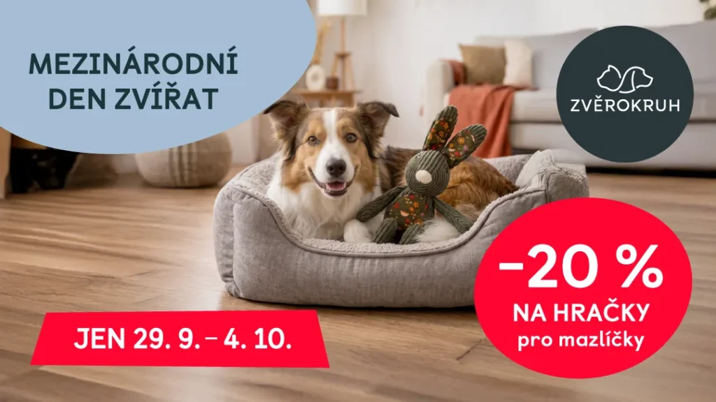 Zvěrokruh – hračky se slevou 20 % na Mezinárodní den zvířat